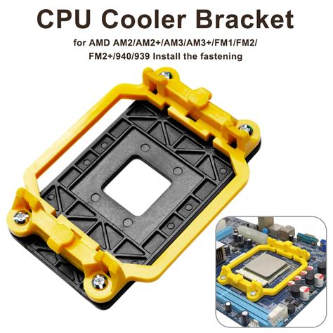 amd socket am3+ cpu fan bracket base metal|amd am3 fan bracket .